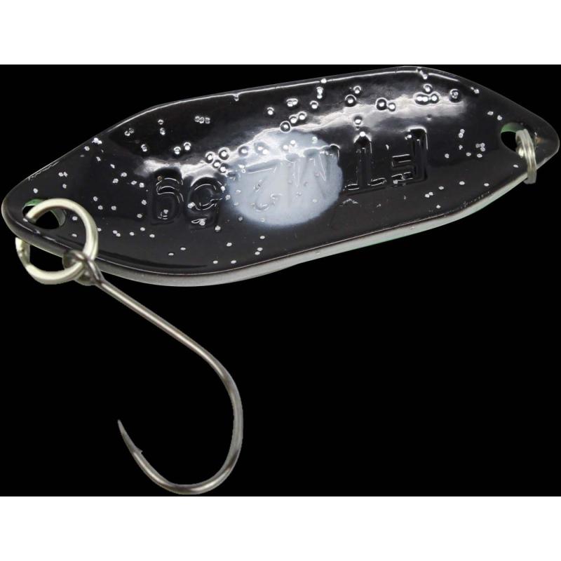 Fishing Tackle Max Spoon Strike 2,1gr. neon gr&uuml;n lumi/schwarz m. Glitter lumi