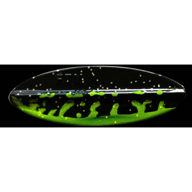 Produktbild Fishing Tackle Max Omura Inline Maxi 7,5 g schwarz-gr&uuml;n Glitzer UV / schwarz Glitzer
