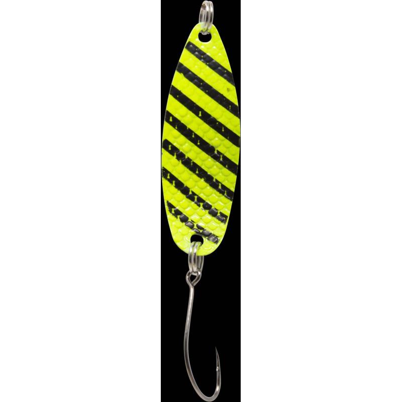 Fishing Tackle Max Spoon Hammer 2,4gr. neon gelb schwarz/schwarz gr&uuml;ner Punkt