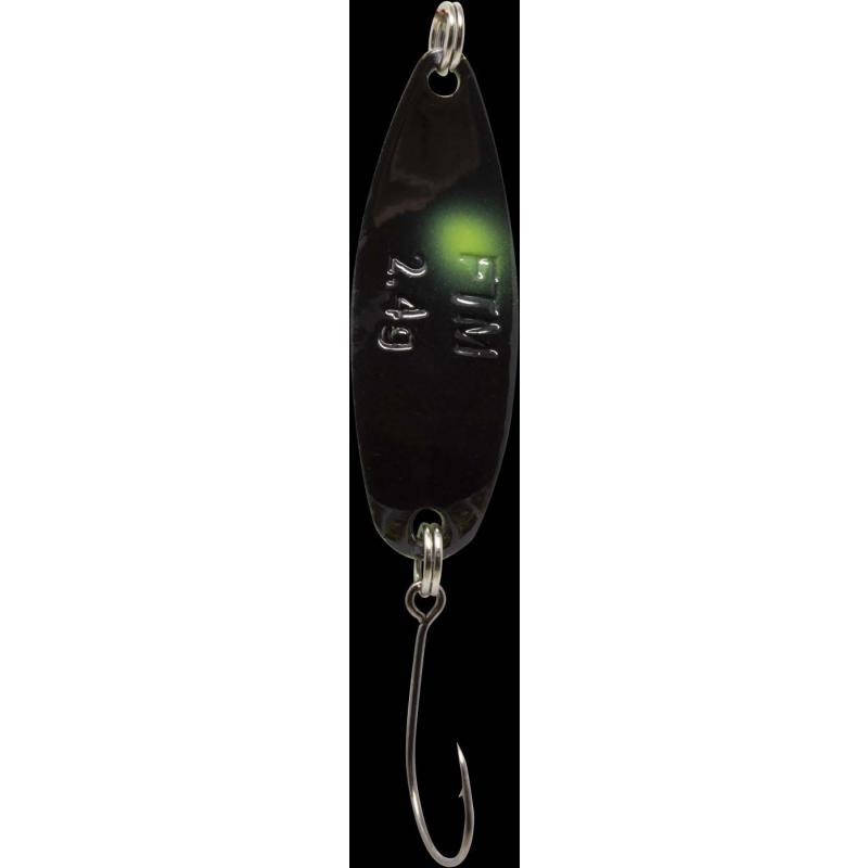 Fishing Tackle Max Spoon Hammer 2,4gr. neon gelb schwarz/schwarz gr&uuml;ner Punkt