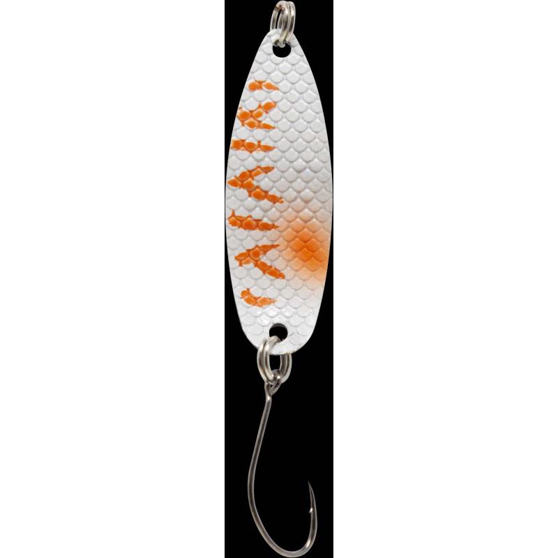 Fishing Tackle Max Spoon Hammer 2,4gr. wei&szlig;-orange/schwarz-wei&szlig;