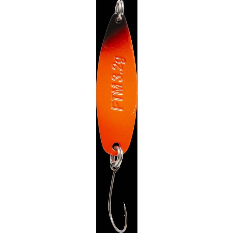 Fishing Tackle Max Spoon Hammer 3,2gr. orange-rot m. Glitter/schwarz-orange