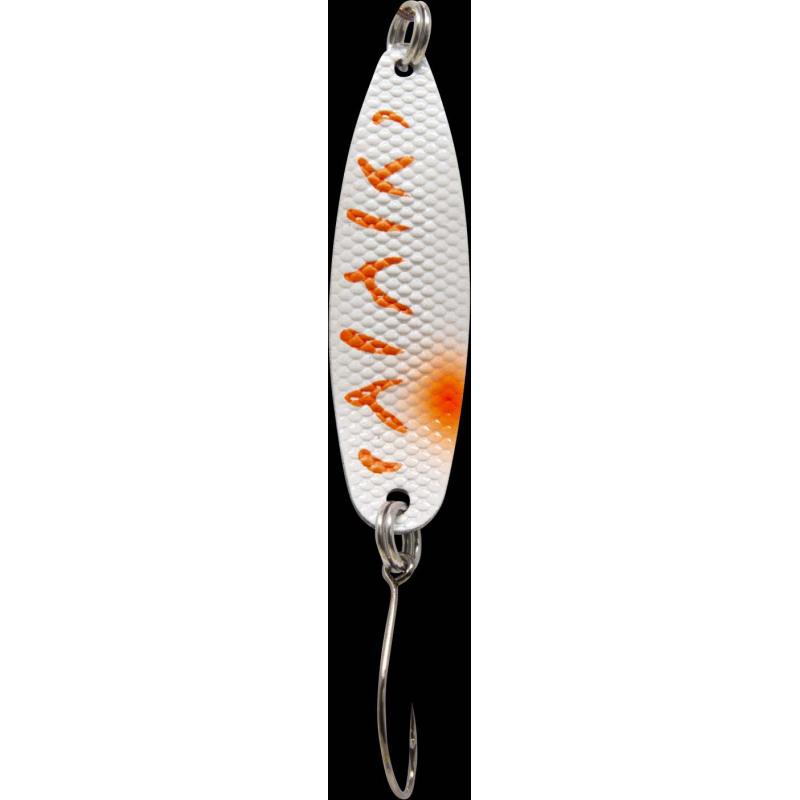 Fishing Tackle Max Spoon Hammer 3,2gr. wei&szlig;-orange/schwarz-wei&szlig;