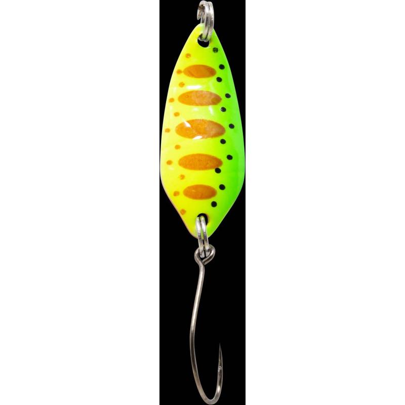 Produktbild Fishing Tackle Max Spoon Strike 2,1gr. gr&uuml;n-gelb-orange-schwarz/rot-orange