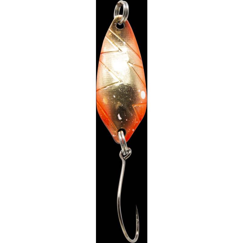 Produktbild Fishing Tackle Max Spoon Strike 2,1gr. orange-gold-wei&szlig;/schwarz-wei&szlig;