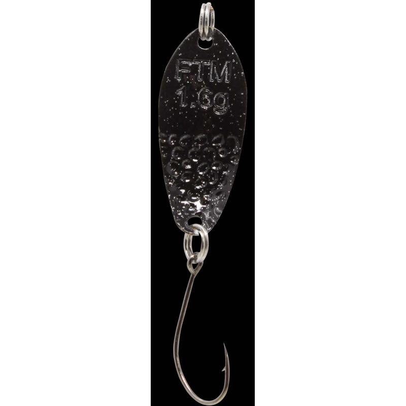 Fishing Tackle Max Spoon Dragon 1,6gr. schwarz-wei&szlig;/schwarz m. Glitter