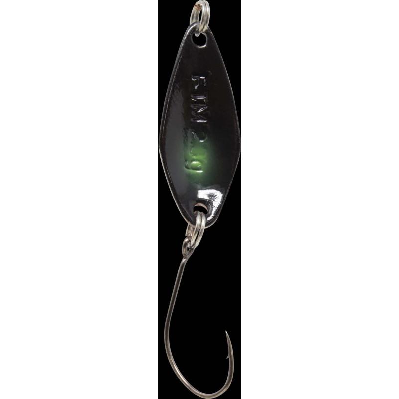 Fishing Tackle Max Spoon Tremo 2,3gr. wei&szlig;-gelb-orange/schwarz gr&uuml;ner Punkt