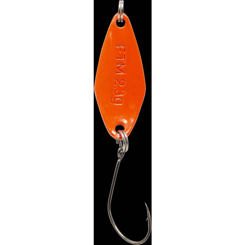 Fishing Tackle Max Spoon Tremo 2,3gr. schwarz-wei&szlig; m. Glitter/orange