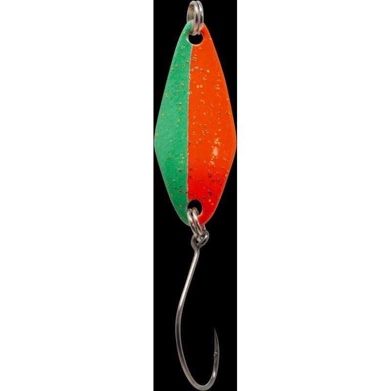 Produktbild Fishing Tackle Max Spoon Tremo 2,3gr. gr&uuml;n-rot m. Glitter/gold
