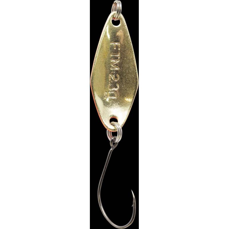 Fishing Tackle Max Spoon Tremo 2,3gr. gr&uuml;n-rot m. Glitter/gold