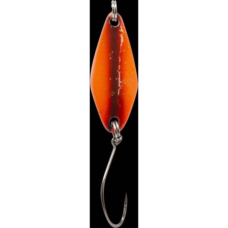 Produktbild Fishing Tackle Max Spoon Tremo 2,3gr. orange-rot m. Glitter/schwarz m. Glitter