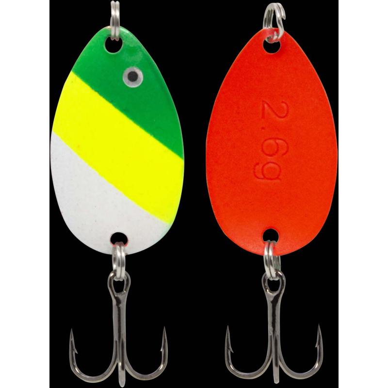 Fishing Tackle Max Spoon Salza 3,2gr. rot/gr&uuml;n
