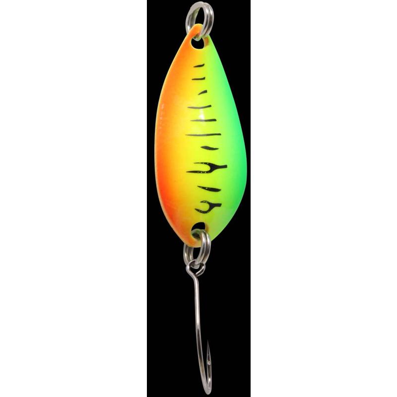 Fishing Tackle Max Spoon Salza 3,2gr. gr&uuml;n-gelb-orange schwarz/gelb gr&uuml;n