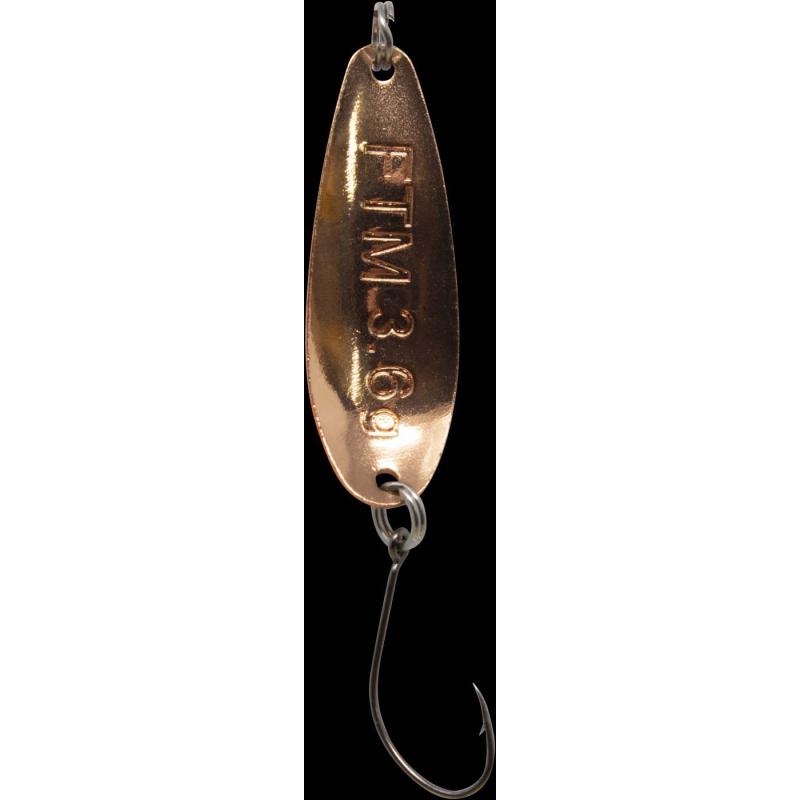 Fishing Tackle Max Spoon Wheel 3,6gr. kupfer-orange schwarz/kupfer