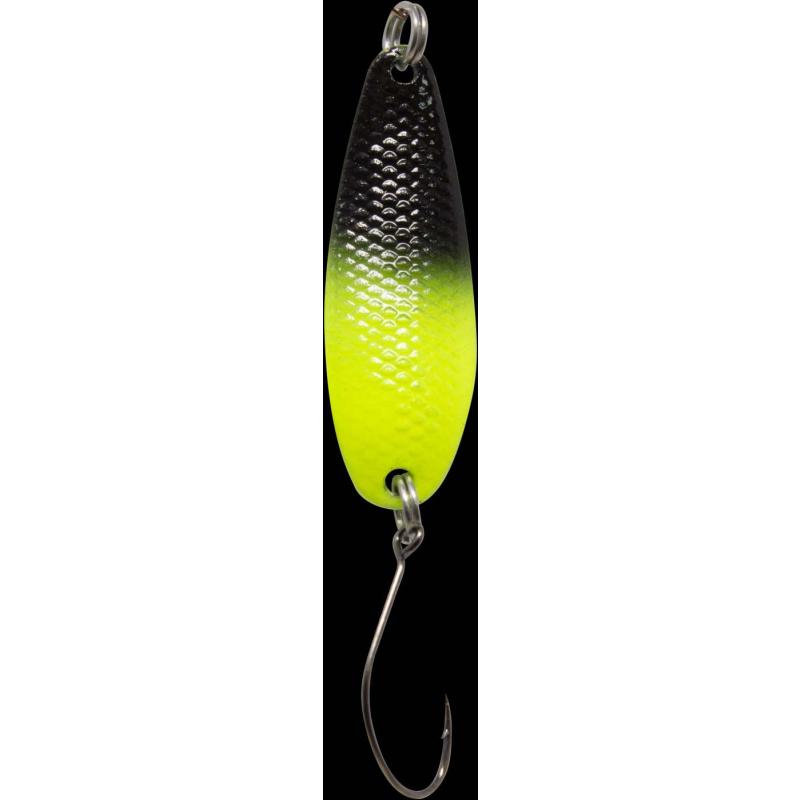 Produktbild Fishing Tackle Max Spoon Wheel 3,6gr. chartreuse-schwarz/chartreuse-schwarz