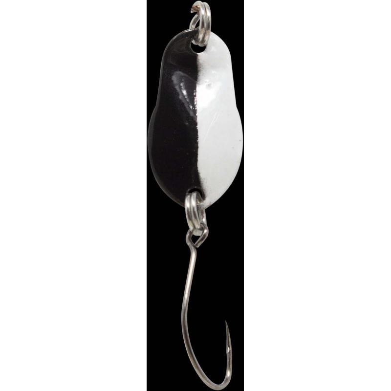 Produktbild Fishing Tackle Max Spoon Track 0,7gr. schwarz-wei&szlig;/schwarz gr&uuml;ner punkt