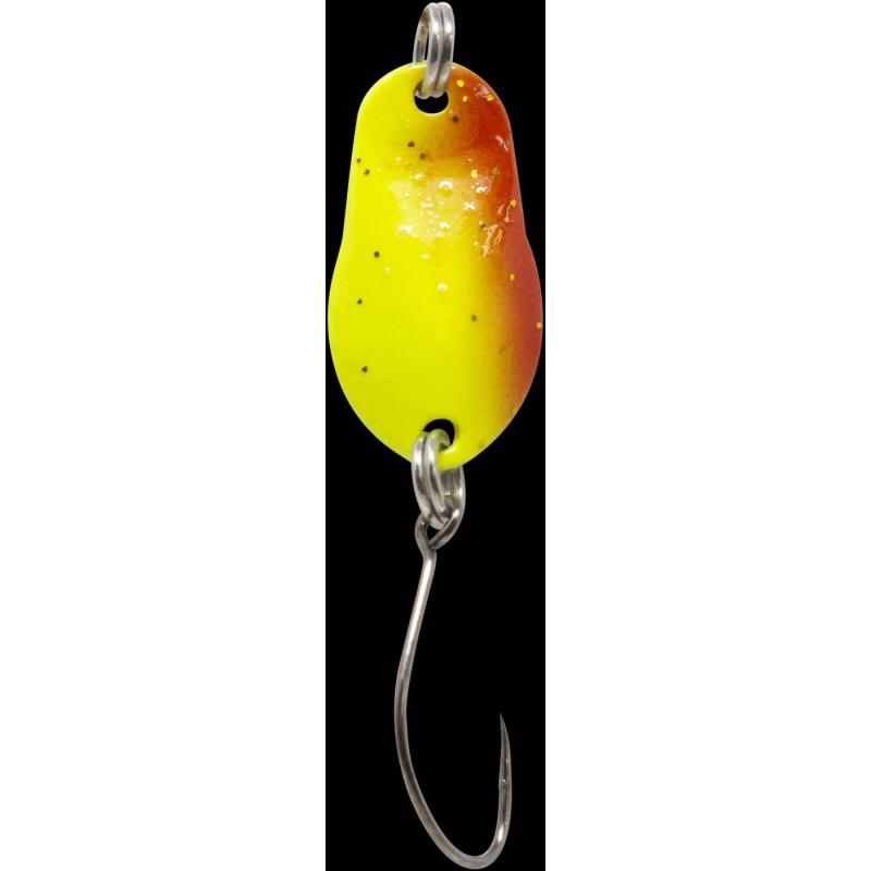 Produktbild Fishing Tackle Max Spoon Track 0,7gr. gelb-orange m. Glitter/gold