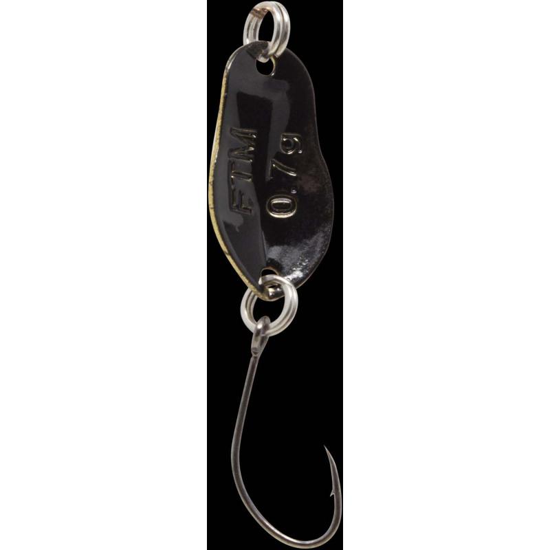 Fishing Tackle Max Spoon Track 0,7gr. gold schwarz gepunktet/schwarz