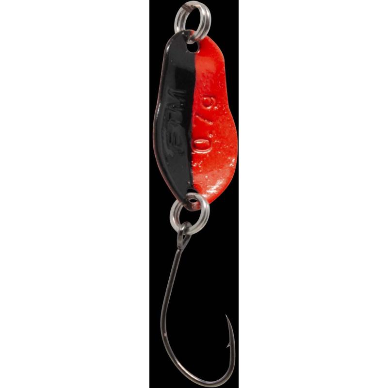 Fishing Tackle Max Spoon Track 0,7gr. schwarz-rot/schwarz-rot