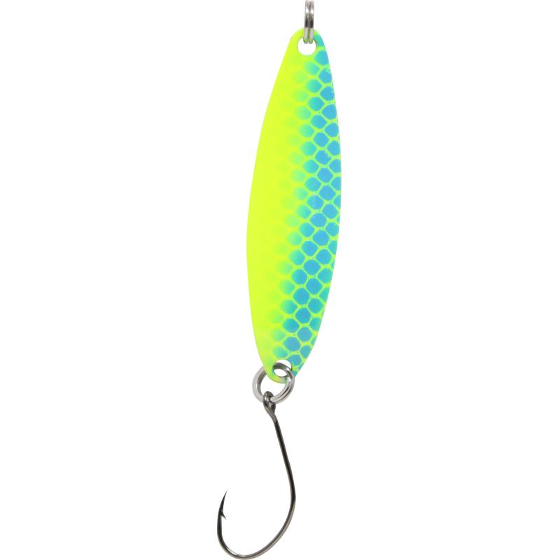 Produktbild Fishing Tackle Max Spoon Heavy 5 g Chartreuse / blue / white with dots