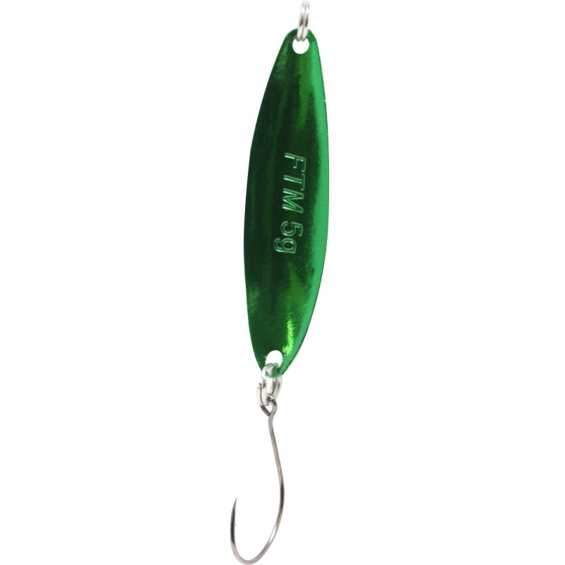 Fishing Tackle Max Spoon Heavy 5 g green / yellow / green plated