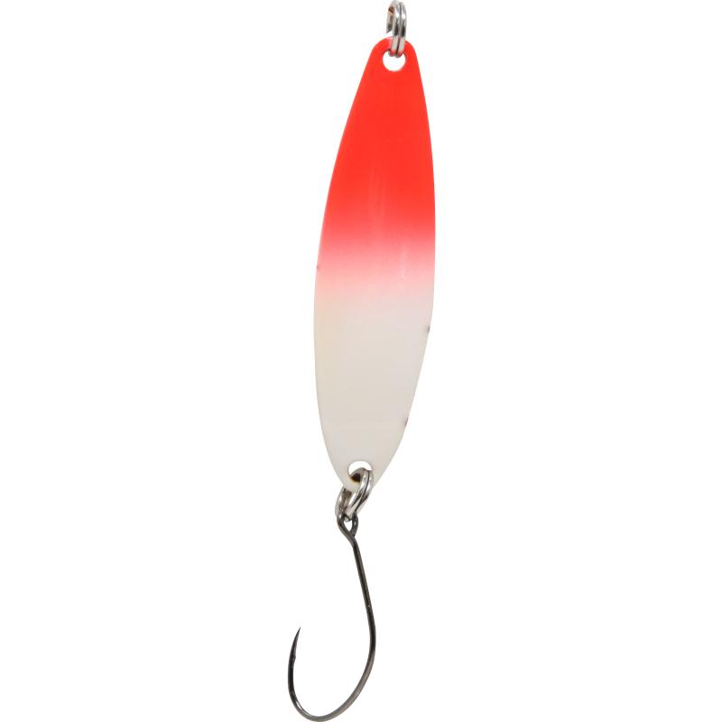 Fishing Tackle Max Spoon Heavy 5 g red / white / copper plated with black dots