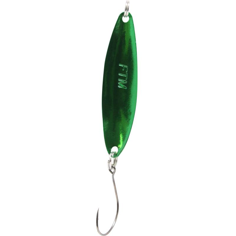Fishing Tackle Max Spoon Heavy 6,5 g Green / yellow / green plated