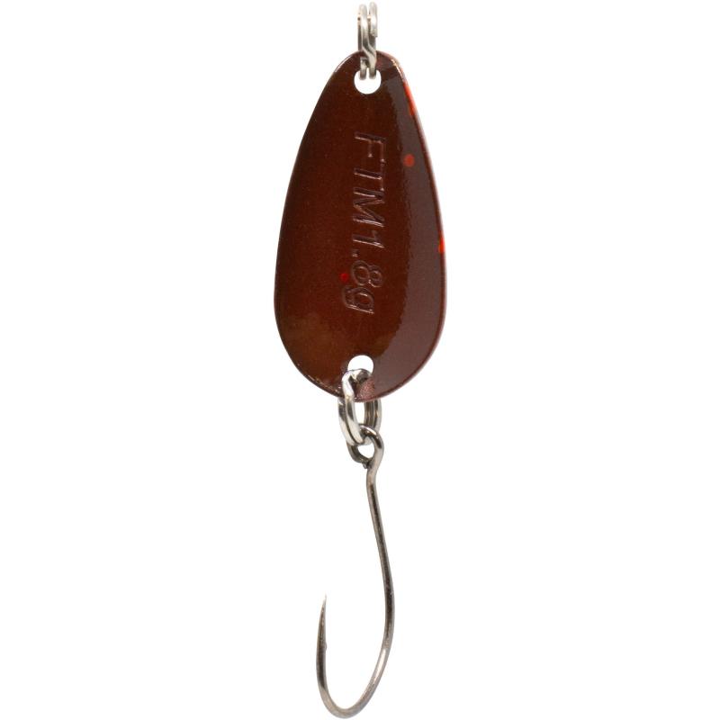 Fishing Tackle Max Spoon Bee 1,8g wei&szlig;-braun-orange/braun