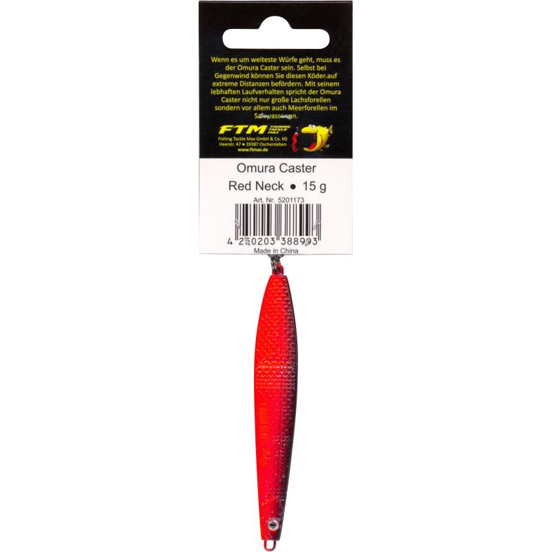 Fishing Tackle Max Omura Caster 15 g Farbe 13 Red Neck