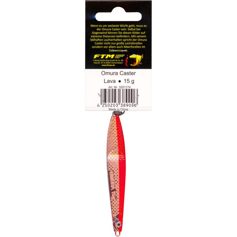 Fishing Tackle Max Omura Caster 15 g Farbe 14 Lava