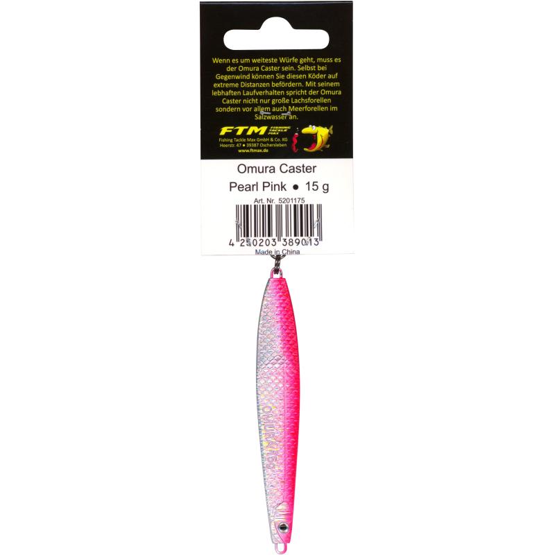 Fishing Tackle Max Omura Caster 15 g Farbe 15 Pearl Pink
