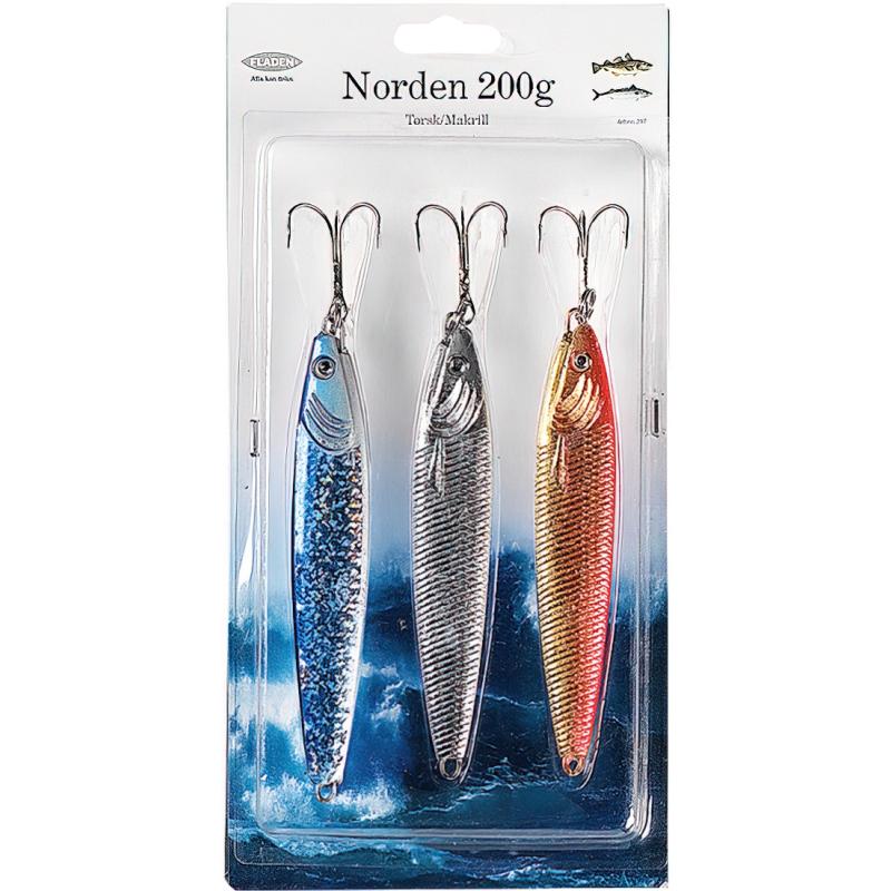Produktbild FLADEN Norden 300g 3St. silber/blau/orange