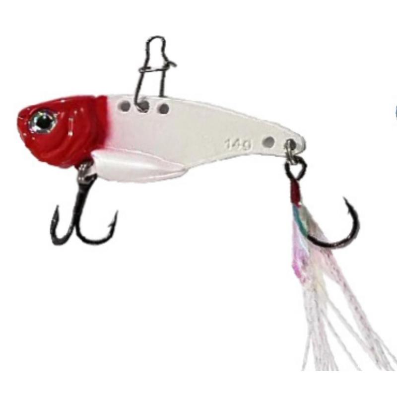 Fladen Conrad Vibra fat feather 7g  redwhite