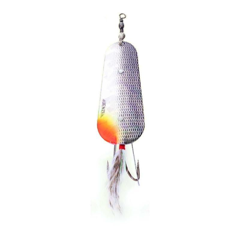 JENZI Phantom-F Kraut-Blinker Farbe Grau/Silb. 18 g