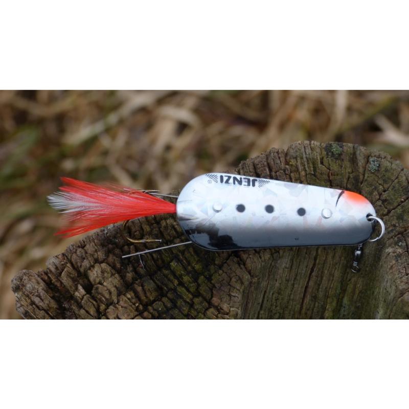 JENZI Phantom-F Kraut-Blinker Farbe Schw./Silb. 23 g