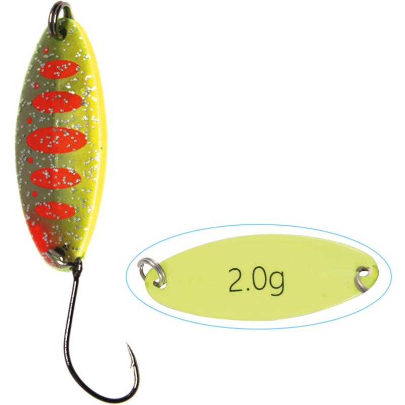 Paladin Trout Spoon XI 2,0g orange gelb/gelb