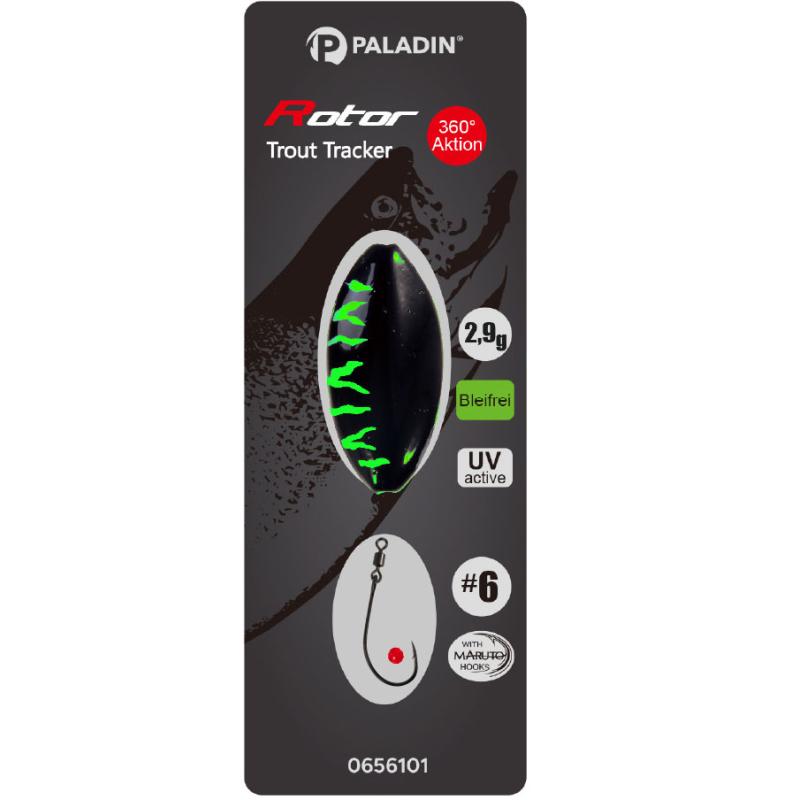 Paladin Rotor Trout Tracker 2,9g schwarz-gr&uuml;n/rot