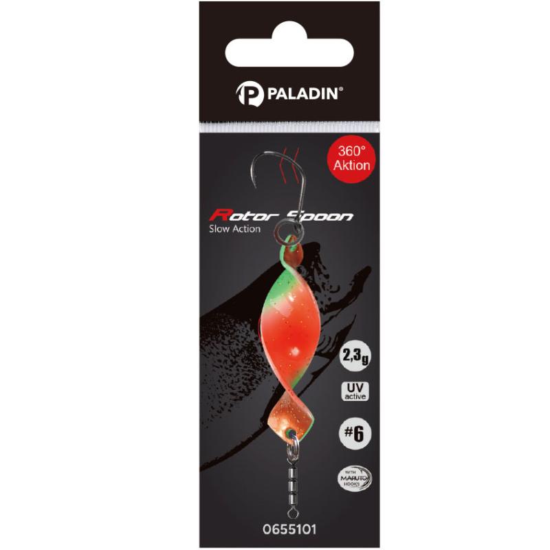 Paladin Rotor Spoon Fast Action 3,7g orange-gr&uuml;n/kupfer