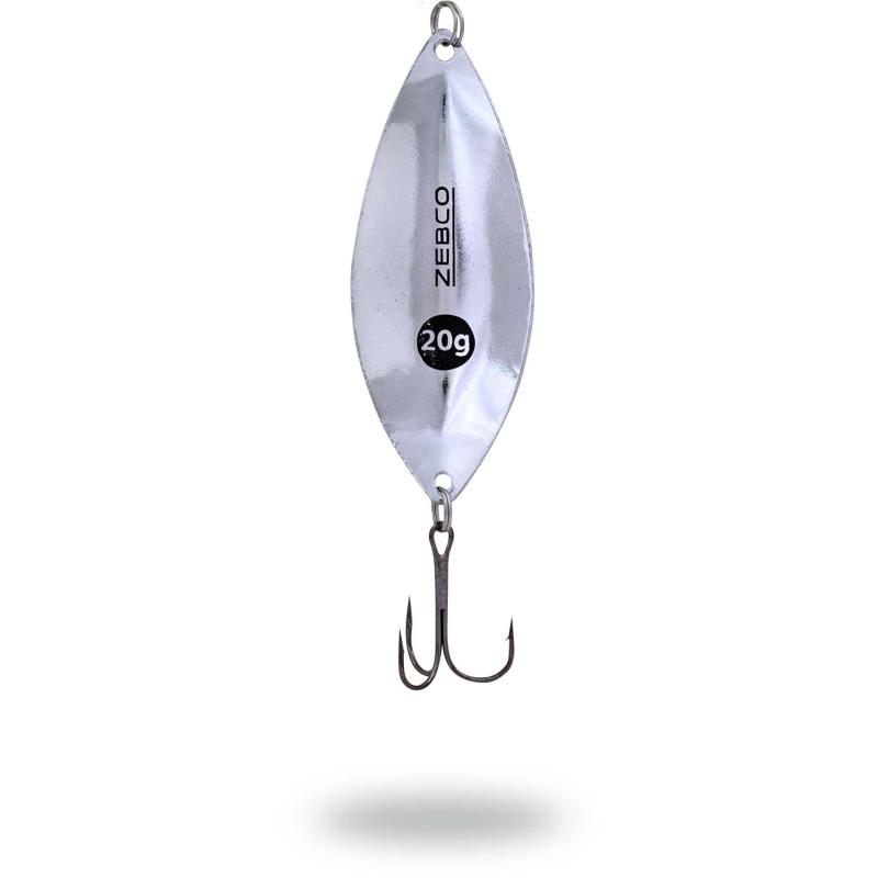 Zebco 20g 10cm Trophy Z-Fat Spoon silber sinkend