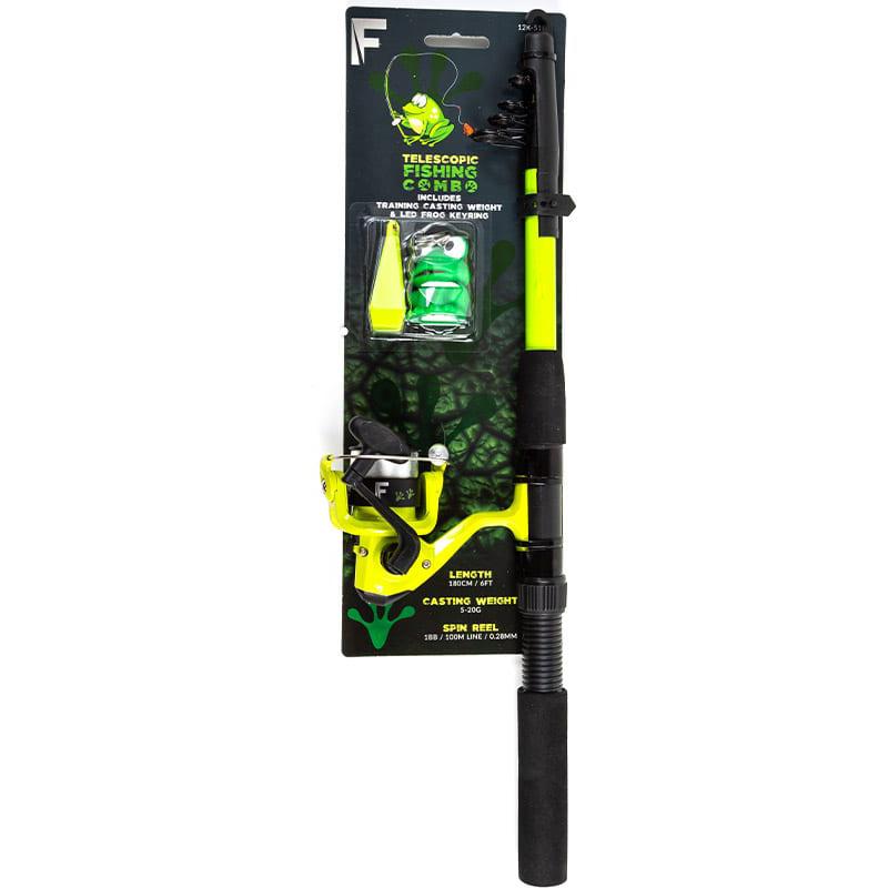 FLADEN Combo Junior tele 180cm keyring & training weight green