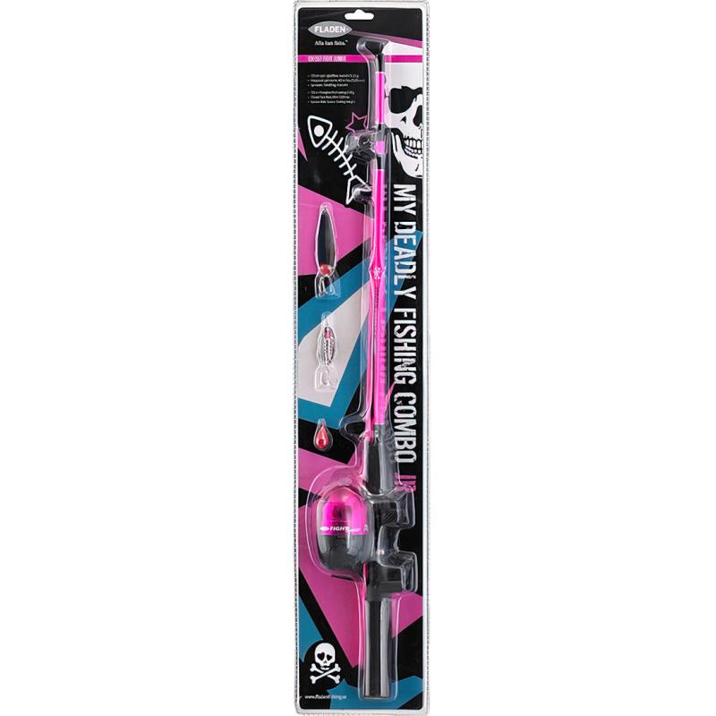 Produktbild FLADEN Combo Fight Junior 125cm closed face pink spinner spoon