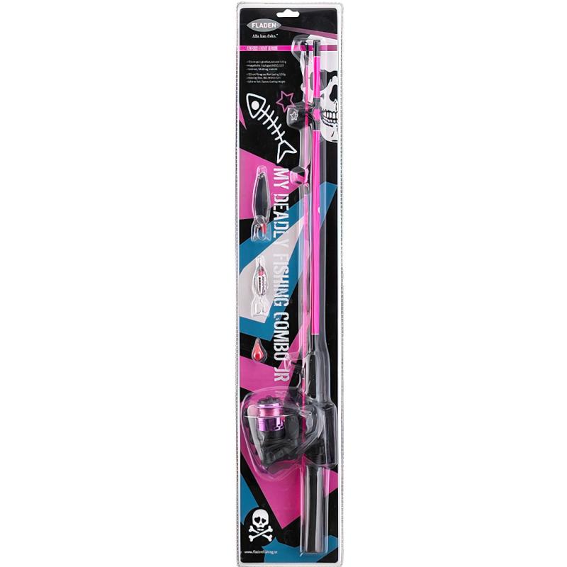 Produktbild FLADEN Combo Fight Junior 125cm pink spinner spoon & casting weight