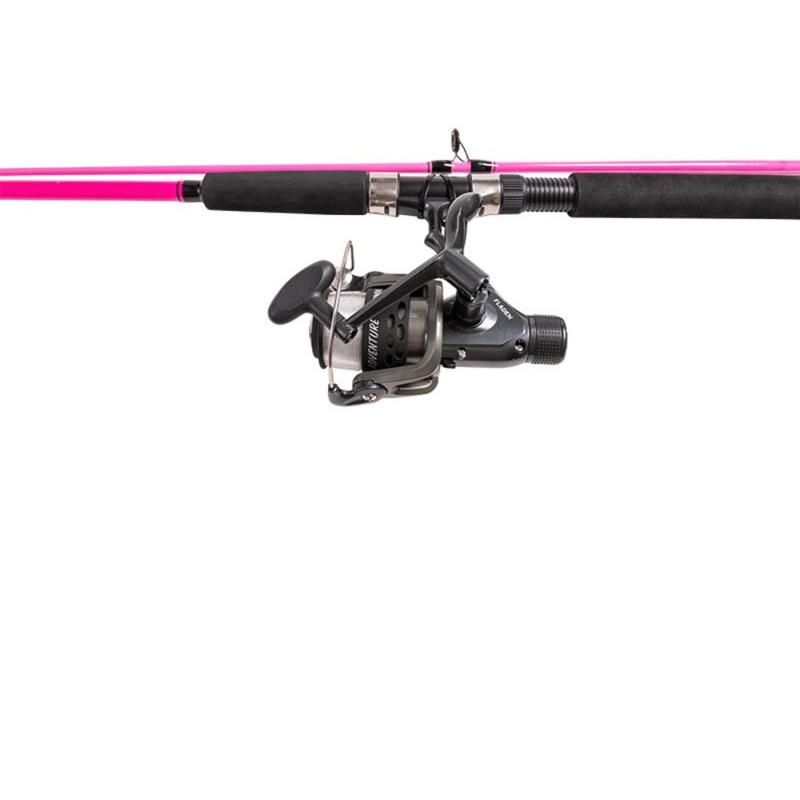 Fladen Adventure spinning 210cm 2pcs rear drag reel pink Nidingen