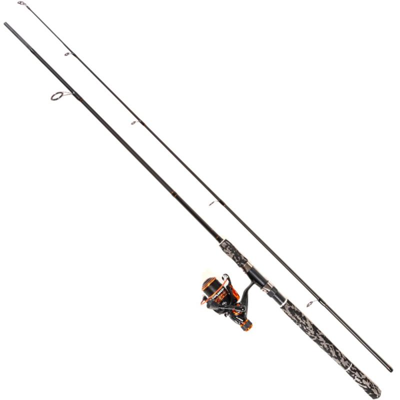 Fladen Combo 98FladenX 240cm 20-60g w Autentic Mist 30 rear drag w 200m 0.25mm braided line