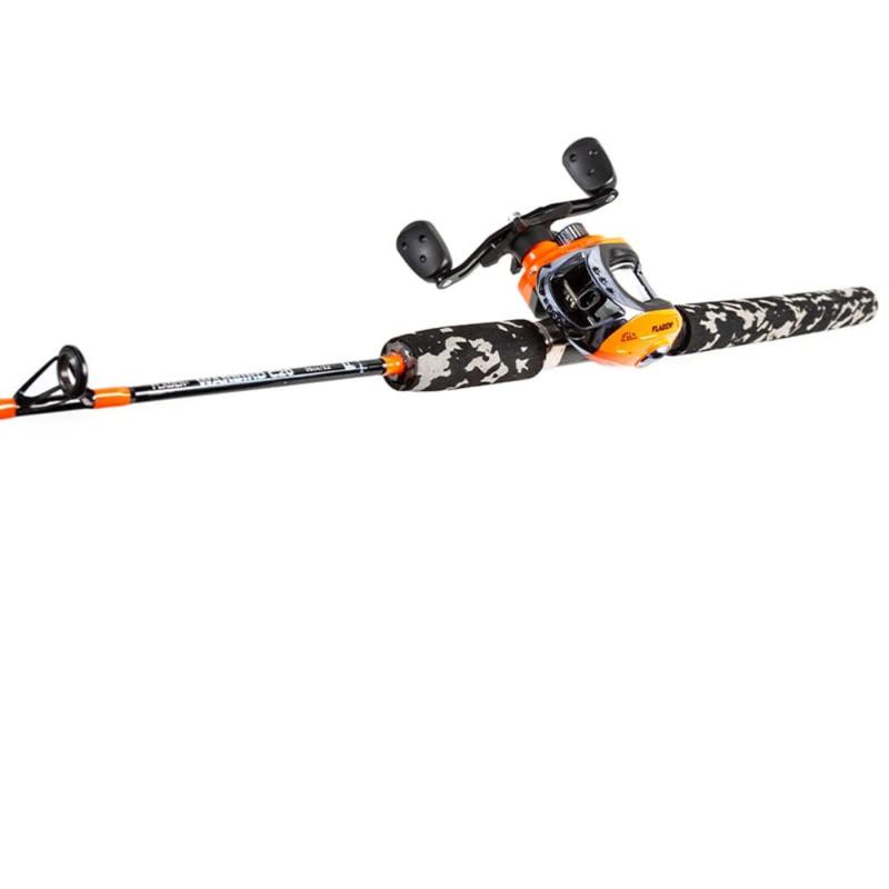 Fladen Warbird C20 orange right hand and 99cm rod
