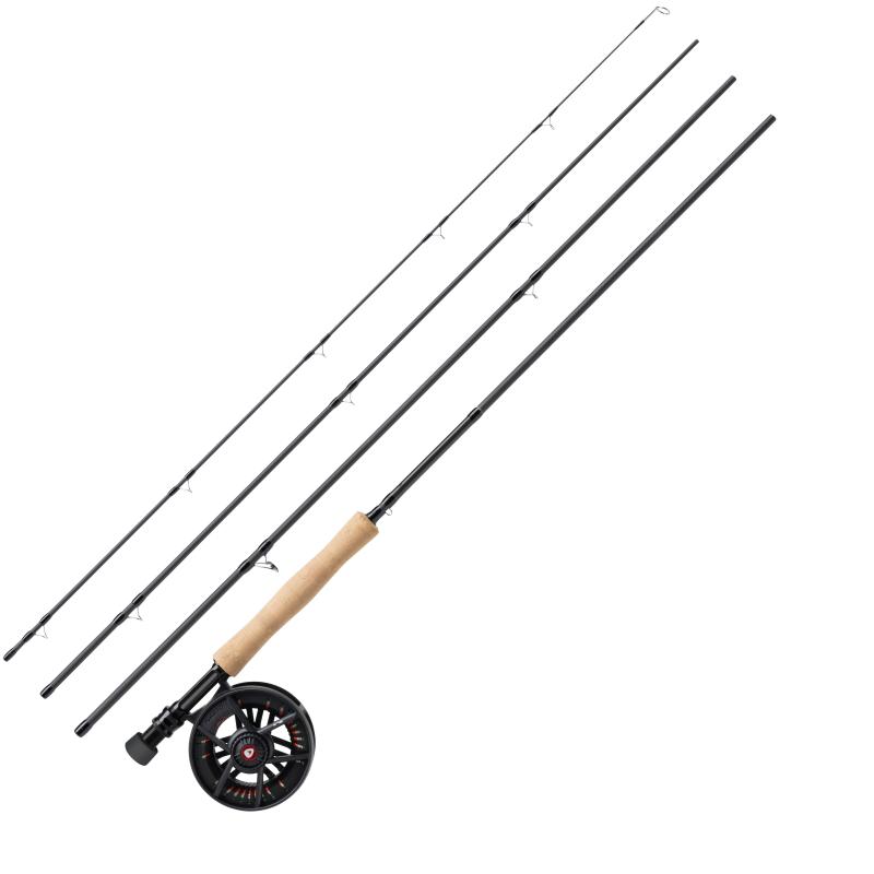 Greys Fin Fly Combo 9Ft 8Line 4Pc