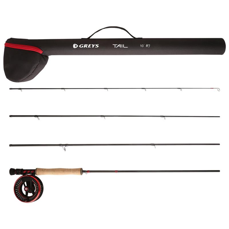 Greys Tail Fly Cbo 9Ft 6Line 4Pc