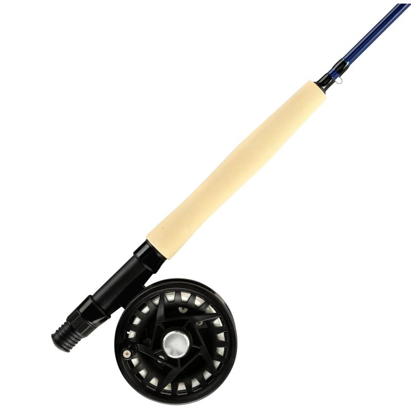 Shakespeare Carbon Rod, Reel, Line, Leader, Flybox & Flys Combo 8' 4Pc / 5/6 Wf6+56 (20Lb Nylon Back
