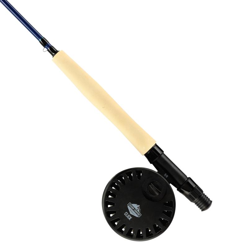 Shakespeare Carbon Rod, Reel, Line, Leader, Flybox & Flys Combo 8' 4Pc / 5/6 Wf6+56 (20Lb Nylon Back