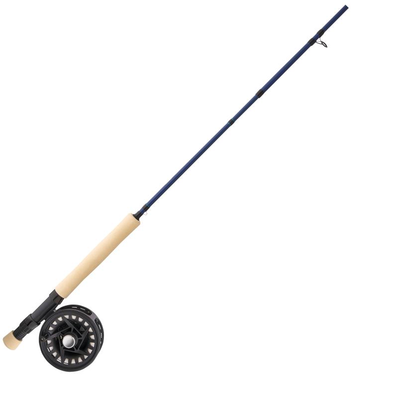 Shakespeare Carbon Rod, Reel, Line, Leader, Flybox & Flys Combo 8' 4Pc / 7/8 Wf8+85 (20Lb Nylon Back